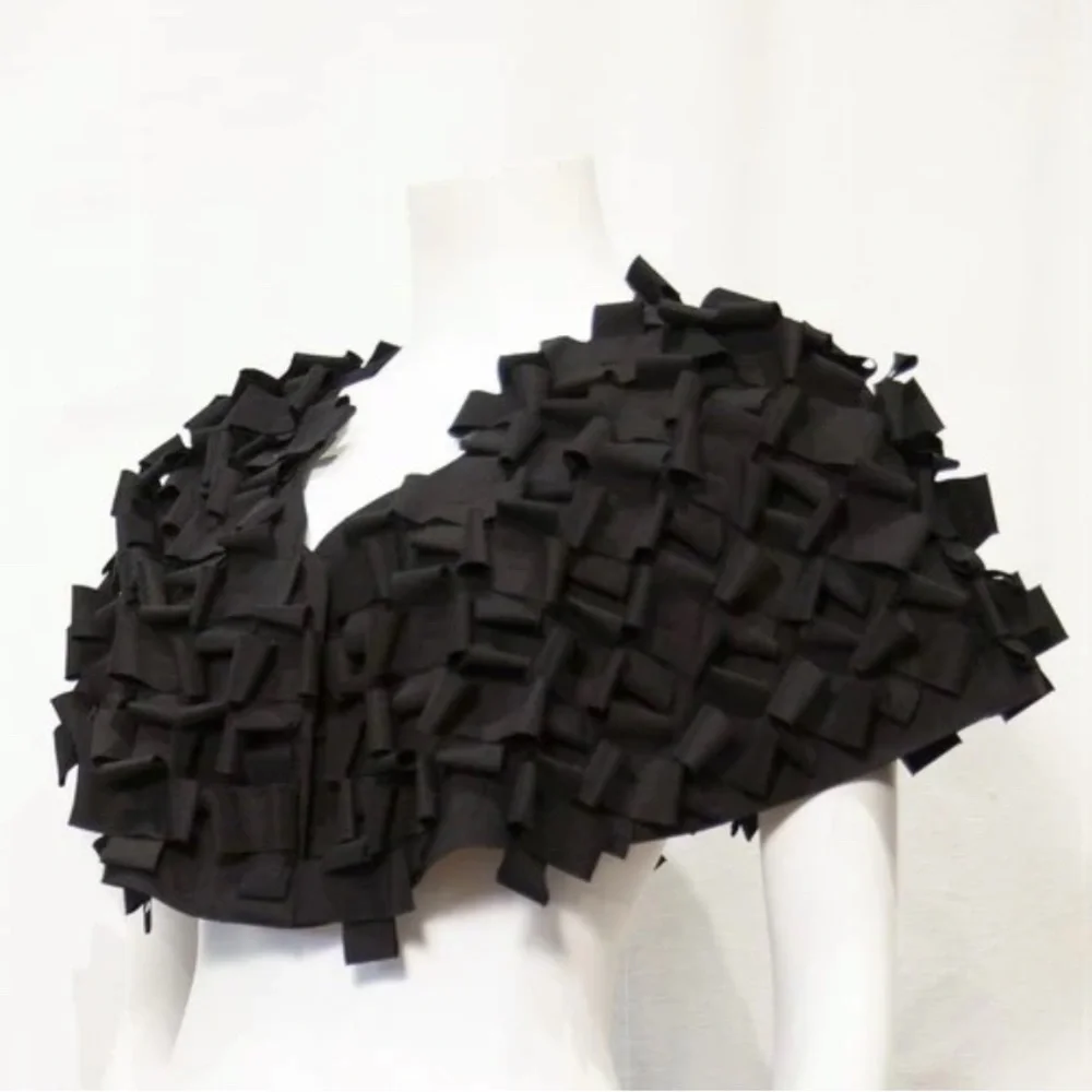 Samuel Dong Textured Bolero - Picture 1 of 16